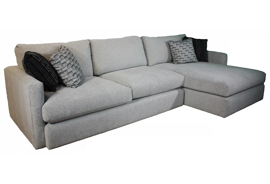 Allure Sectional Sofa by Bassett at Esprit Decor Home Furnishings